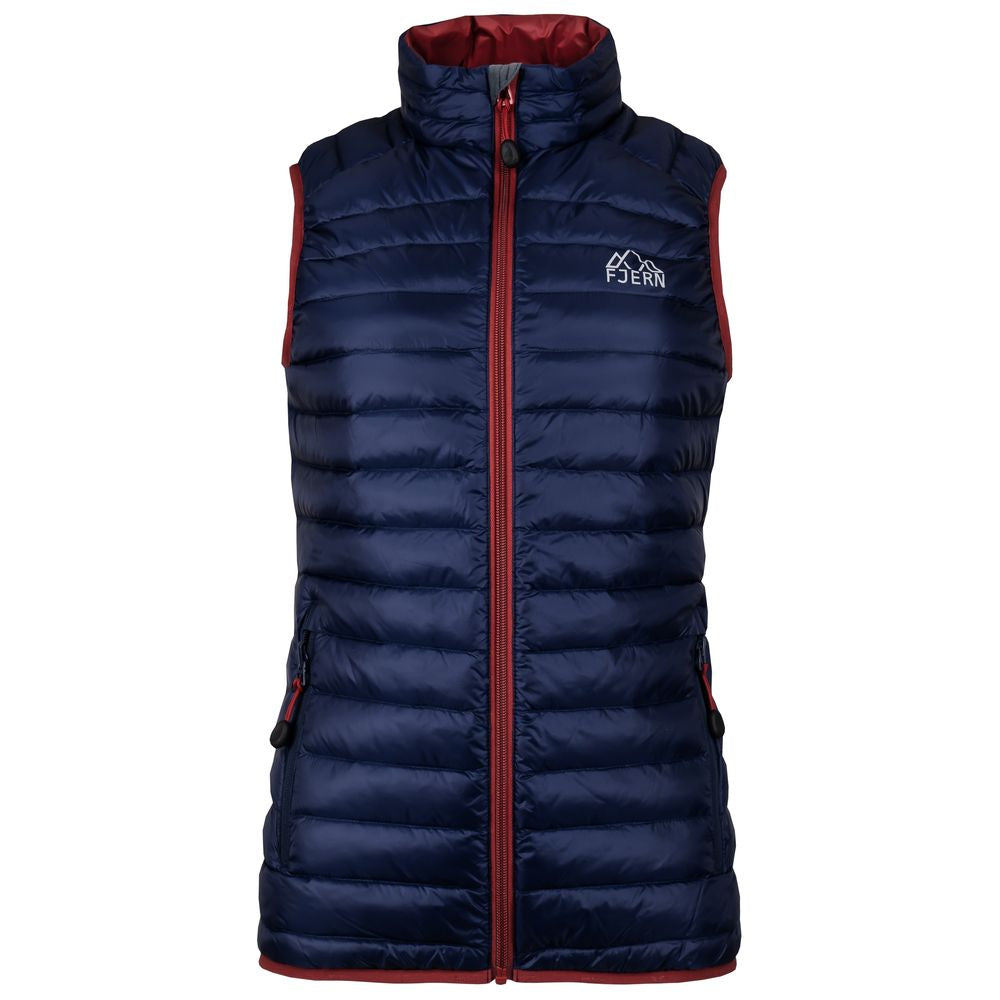 Womens Aktiv Down Gilet Navy Rust