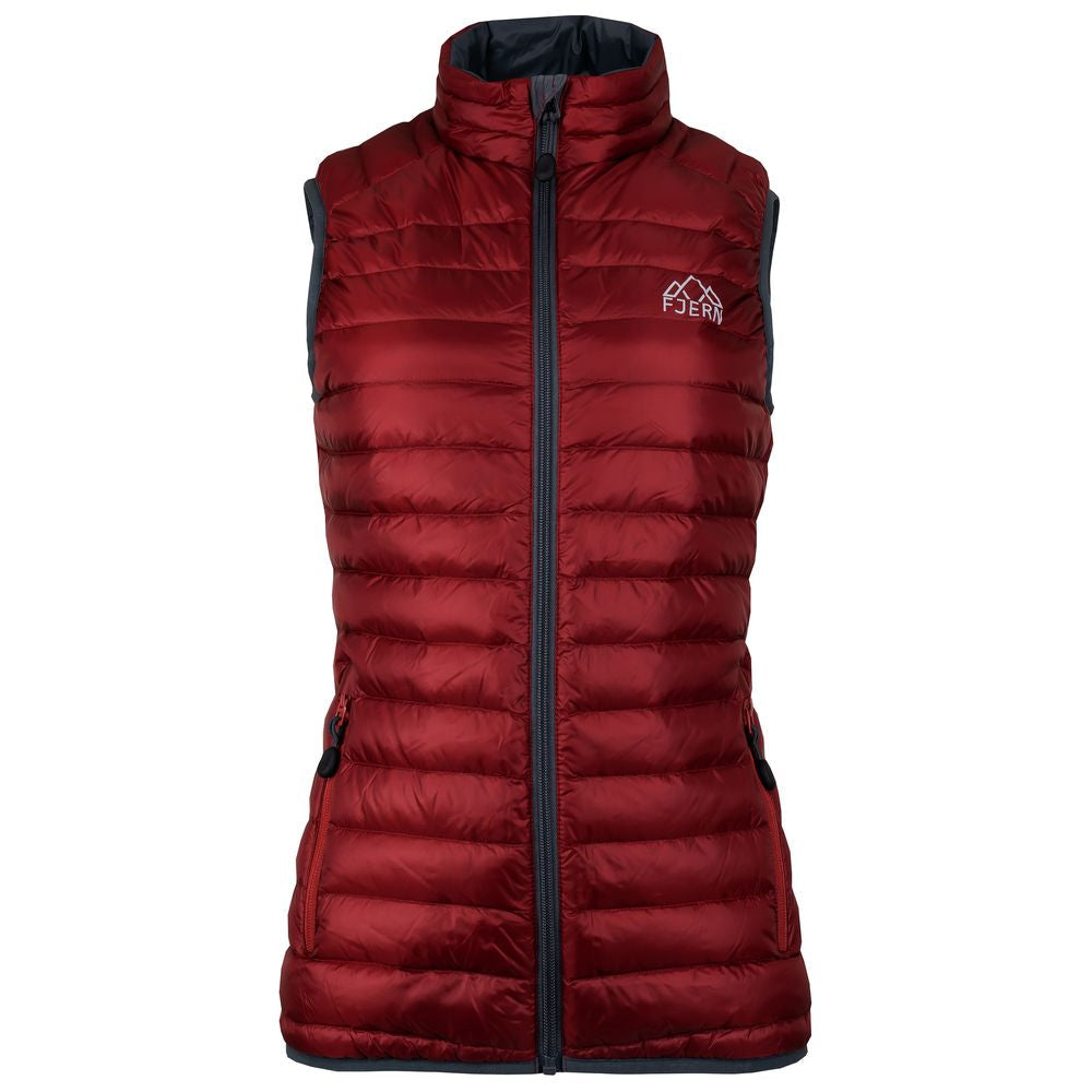 Fjern Womens Aktiv Down Gilet Rust Charcoal