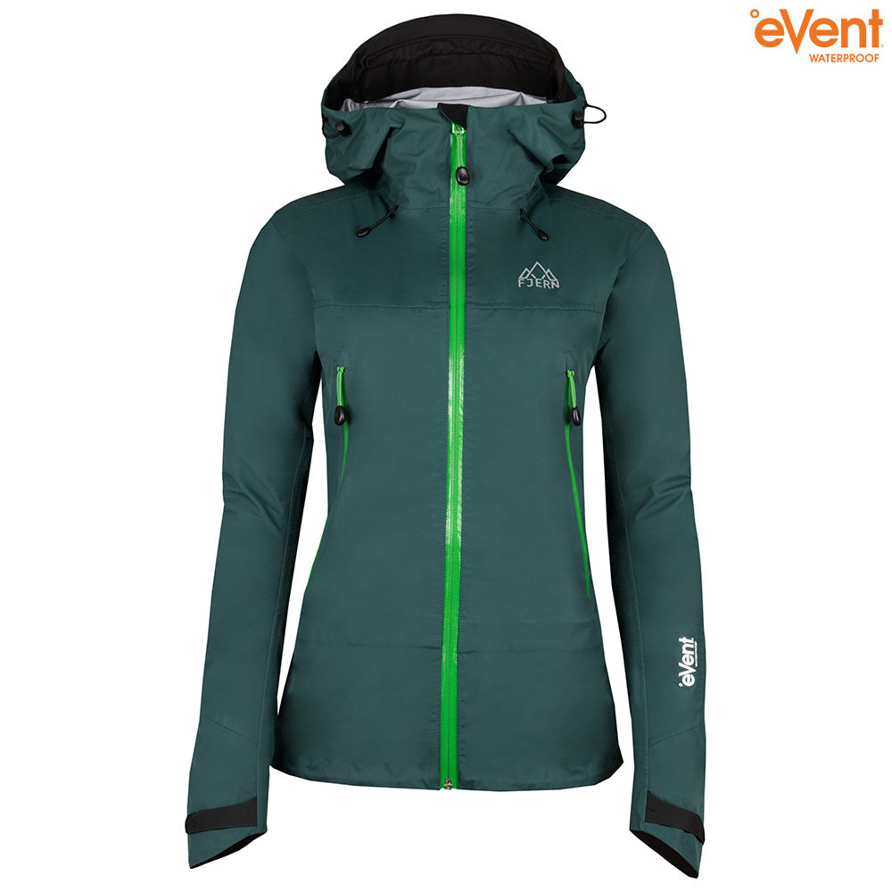 Womens Orkan Waterproof Shell Jacket Pine Green