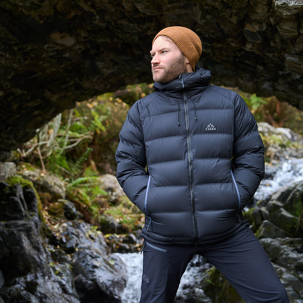 Storm) | Introducing the Men's ASKA Eco Waterproof Down Jacket—the ultimate fusion of warmth and style