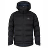 Fjern - Mens Aska Waterproof Down Jacket (Black/Storm) | Introducing the Men's ASKA Eco Waterproof Down Jacket—the ultimate fusion of warmth and style