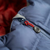 Fjern - Mens Aska Waterproof Down Jacket (Navy/Rust) | Introducing the Men's ASKA Eco Waterproof Down Jacket—the ultimate fusion of warmth and style