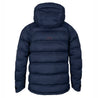 Fjern - Mens Aska Waterproof Down Jacket (Navy/Rust) | Introducing the Men's ASKA Eco Waterproof Down Jacket—the ultimate fusion of warmth and style