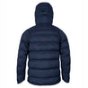 Fjern - Mens Aska Waterproof Down Jacket (Navy/Rust) | Introducing the Men's ASKA Eco Waterproof Down Jacket—the ultimate fusion of warmth and style