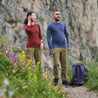 Fjern - Mens Första Merino Blend Long Sleeve Crew Baselayer (Storm Grey) | Explore the outdoors with the Första, a versatile and lightweight technical crew top designed for the active adventurer