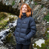 Fjern - Womens Aska Waterproof Down Jacket (Black/Storm) | Introducing the Women's ASKA Eco Waterproof Down Jacket—the ultimate fusion of warmth and style