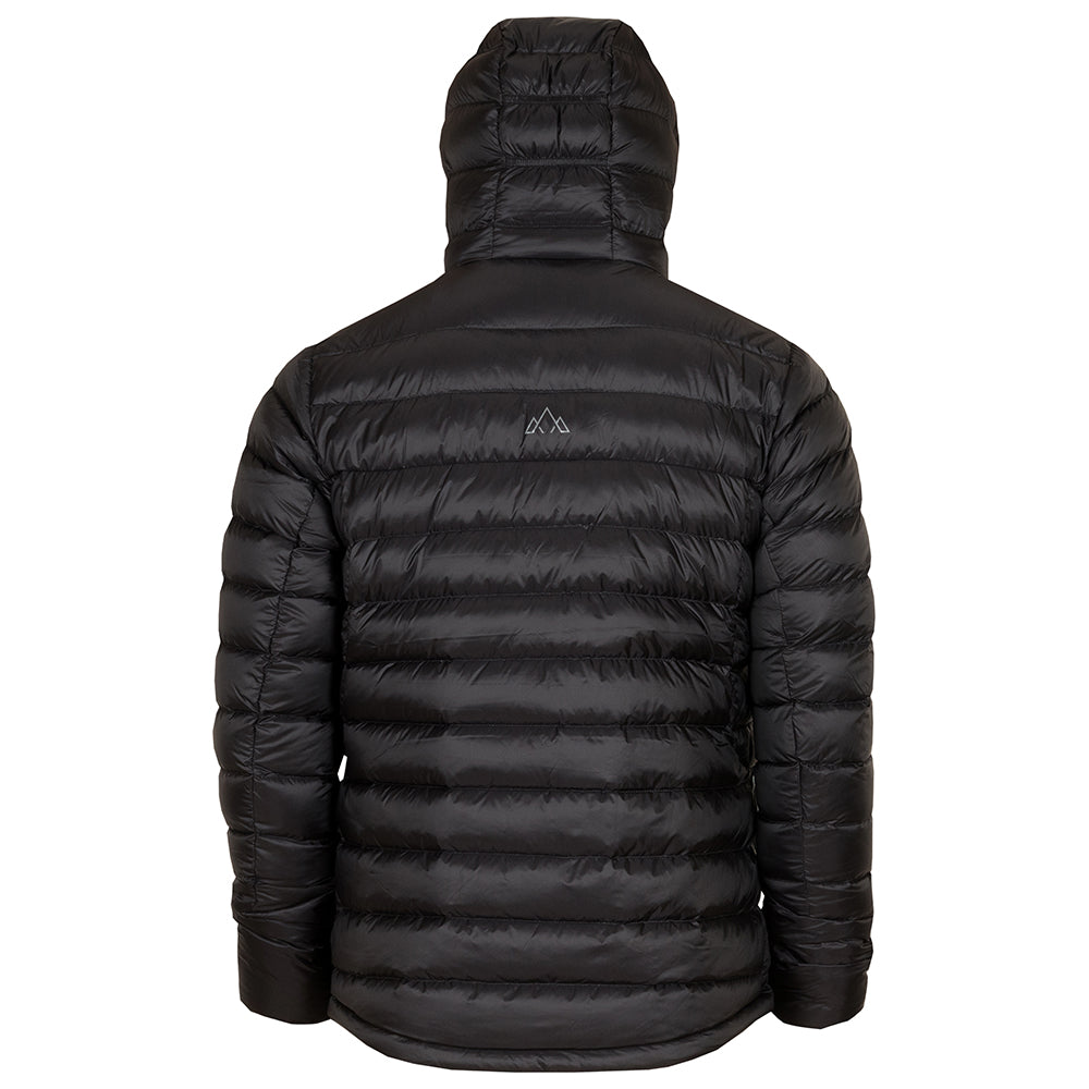 Fjern | Mens Arktis II Down Hooded Jacket (Black/Charcoal)