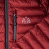 Fjern - Mens Eco Aktiv Down Hooded Jacket (Rust/Charcoal) | Your passport to staying warm and comfortable on alpine pursuits