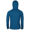 Fjern - Mens Vandring Stretch Fleece Jacket (Teal/Orange) | The Vandring is a mid-weight technical fleece hoodie designed for warmth, flexibility, and performance