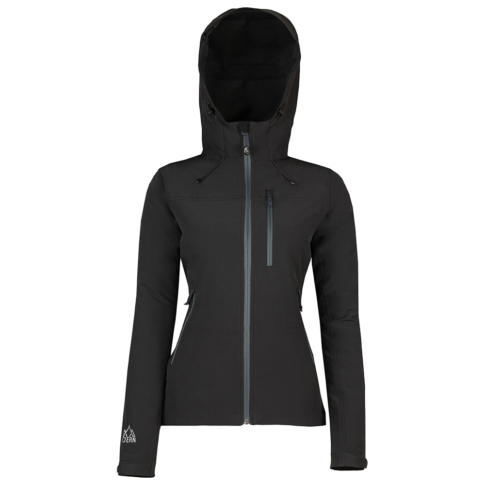 Fjern | Womens (Black/Charcoal) Jacket Grenser Softshell