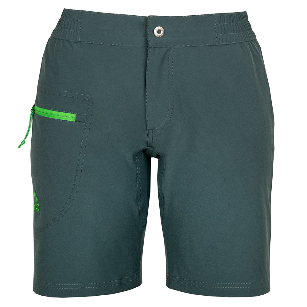 Fjern - Womens Klatring Softshell Shorts (Pine) | Our Klatring Shorts are designed for the avid hiker and adventurer