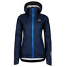 Fjern - Womens Skjold Packable Waterproof Jacket (Navy/Cobalt) | The Skjold is your ultimate shield for fast and light activities, designed to keep you active in any weather